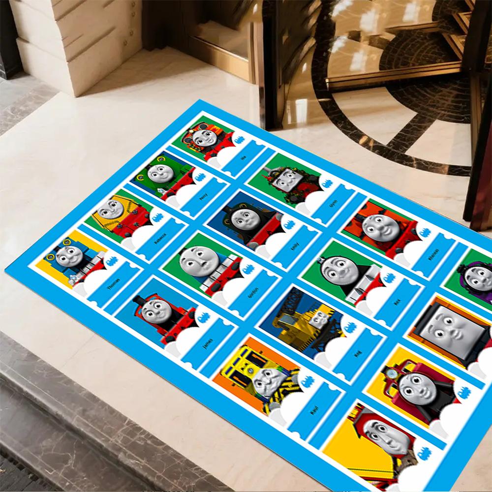 Thomas Friends Express Carpet Design for Entryway Dining Room Living Rooms Game Room Antislip Carpet Decorate Offices Birthday/Christmas Gift