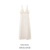 Kaslead New Arrival Women's Clothing Fashion Style Fashion Minimalist V Neck Crochet Patchwork Dress 3798008