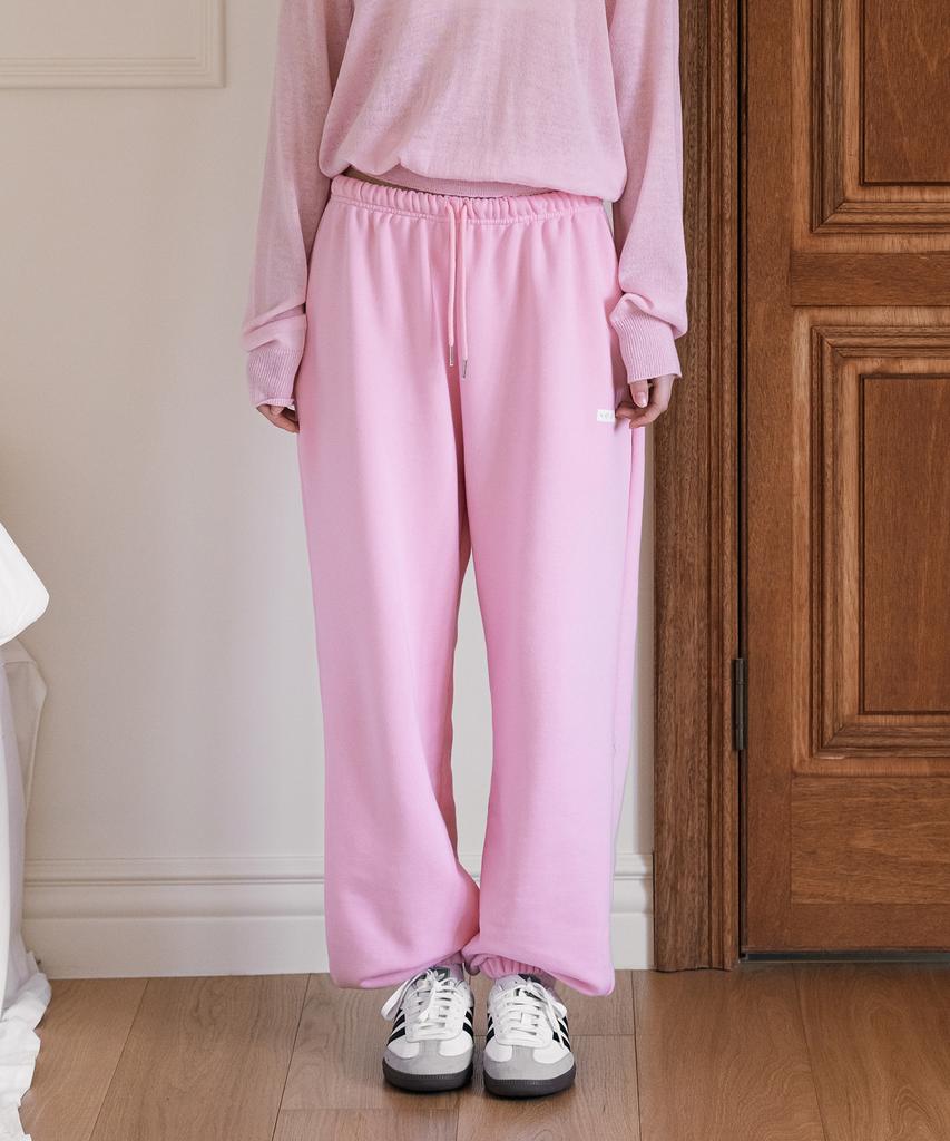 INJIACTIVE Small Logo Jogger Pants Pink