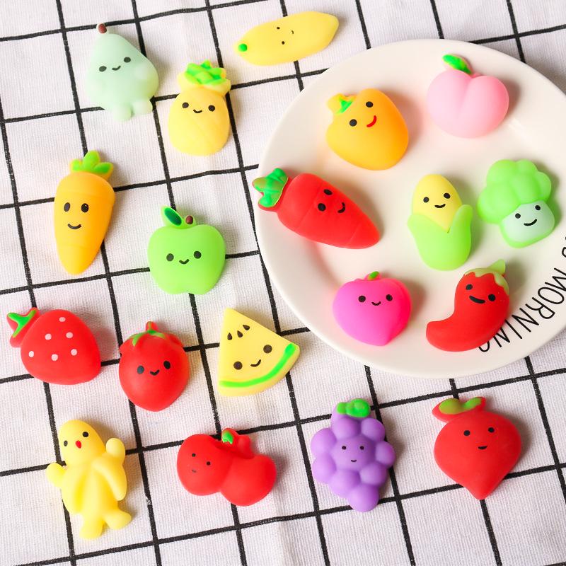 Creative Fruit Series: Watermelon Banana Dango Stress Relief Squeeze Toy