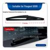 Compatible Rear Wiper Blade Rubber Strip for Peugeot 307, 206/207, 2008/3008/4008/5008