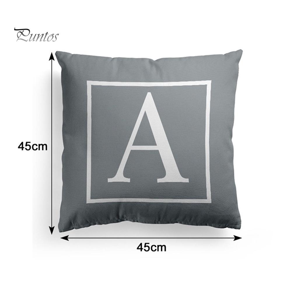 45x45 см наволочка с английским буквенным принтом, чехол, подушка для домашнего дивана-кровати, декор автомобиля