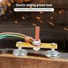 Welding Lap Iron Fix Grounding Clip Double Strong Magnetic Welding Bracket Sheet Metal Repair Machine Magnetic Head Wiring Clip