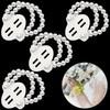 Elastic Pearl Wristband DIY Pearl Corsage Bracelet Fashion Bridal Bridesmaids Wristlet Party Prop