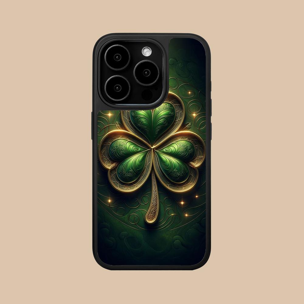 Чехол для мобильного телефона на День Святого Патрика для iPhone 17 16 15 14 13 12 11 Air Pro Max Plus Матовая поверхность Цветной чехол Чехол Роскошный