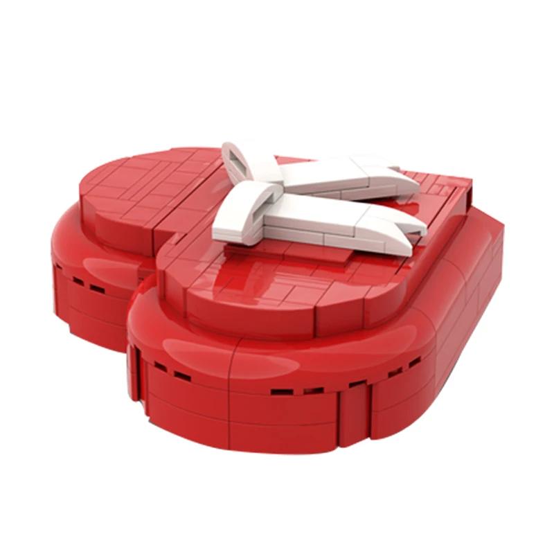 MOC Кубики Коробка Сердце Блок DIY Строительный Блок Игрушка Для Девочек Пара Подарочный Набор На День Святого Валентина Наборы Строительных Блоков Игрушки