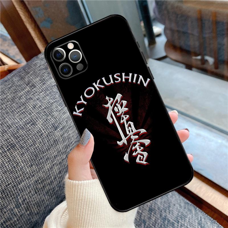 Кейс для iPhone 14 12 11 15 16 Pro Max с изображением Ояма Киокушинкай Каратэ Чехол для iPhone 13 12 Mini X XR XS Plus