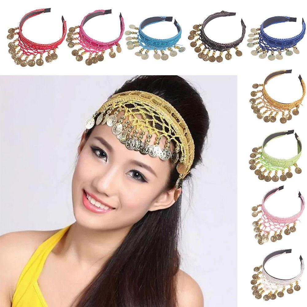 Костюмы для восточных танцев Головные уборы Аксессуары для сценических выступлений Индийский танец Вставляемый в прическу