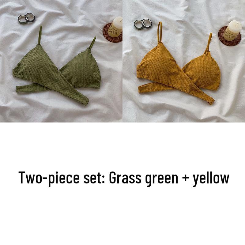 Cross-Back Spaghetti Strap Tube Top with Chest Pads - Sexy Strapless Hollow-Out Base Layer for Women