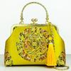 Fashion Silk Bag Tote Shoulder Crossbody Chain Women Handbag Embroidery Chinese Cheongsam Female Bags Clutch Purse