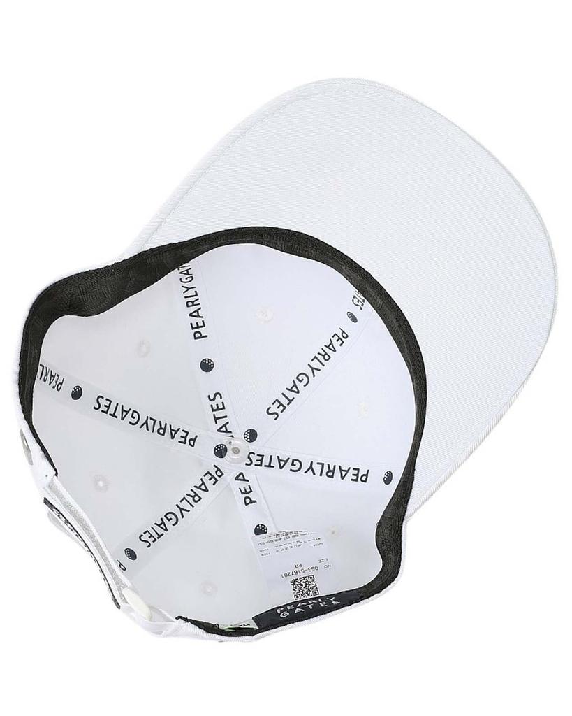 [PEARLY GATES] Унисекс кепка (Переработанный твил, Размер регулируется)  Кепка для гольфа 053-5187201 030Белый FR