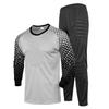 Long Sleeve Padded Goalkeeper Jersey Set for Adults and Kids
