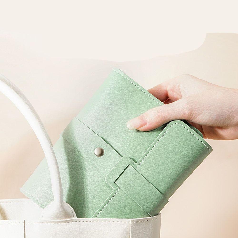 Cortical PU Studs Earrings Storage Boxes Solid Color Earrings for Storing Book  Women