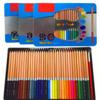 36/48 шт. набор цветных карандашей, акварельные карандаши для рисования с футлярами, профессиональные принадлежности для рисования эскизов, товары для рукоделия