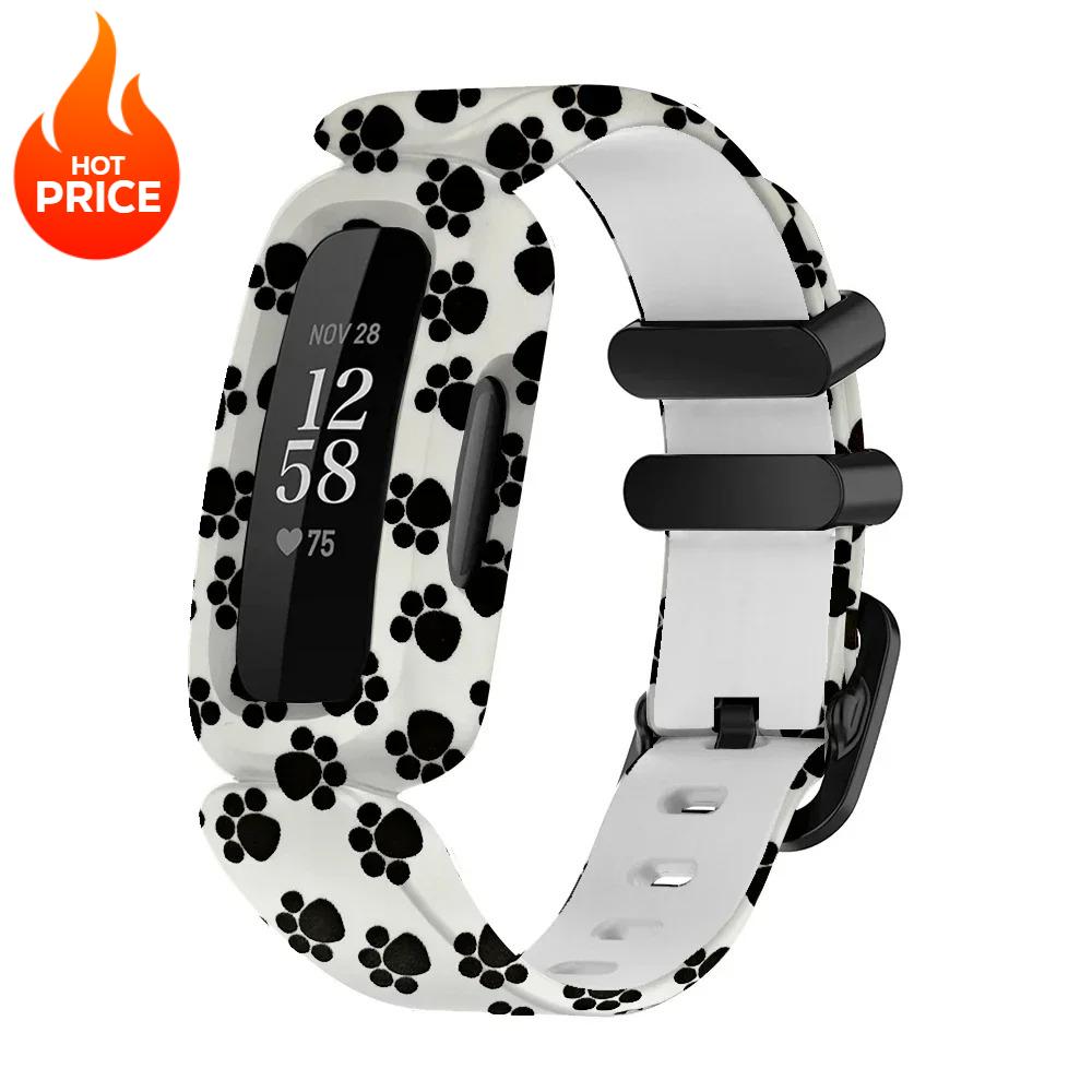 Новый ремешок для Fitbit Ace 3, детский ремешок-браслет, мягкий силиконовый сменный ремешок для Fitbit Inspire 2 Ace3 Classic Correa