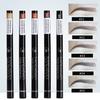 Waterproof Fork Tip Brow Enhancer Stencil Makeup Long-lasting