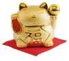 Craftsman House Wealth Luck Beckoning Cat with Gold Ball (Large)