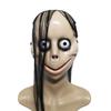 Halloween Horror With Long Hair Mask Funny Mask V-Shaped Mouth Mask Momo Mask