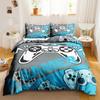 Геймерский пододеяльник, комплект постельного белья для детей, мальчиков, подростков, контроллер для видеоигр, геймпад, комплект постельного белья, двуспальный, размера «king-size», полиэстеровый чехол-кровать