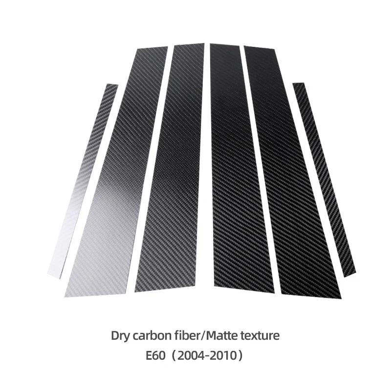 Carbon Fiber For BMW F30 F20 G20 E90 F10 E60 G30 E46 E61 X5 E70 X1 X3 Car Body B C Pillars Post Cover Trim Decoration Stickers