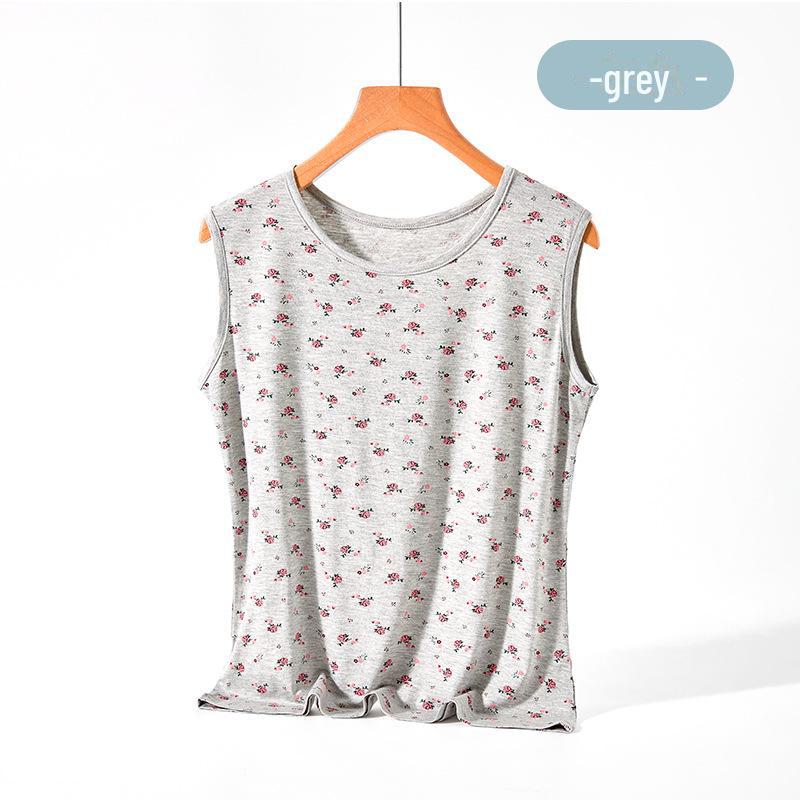 Летняя пижама мамы: Легкий модальный жилет и комплект с короткими рукавами для женщин среднего и пожилого возраста