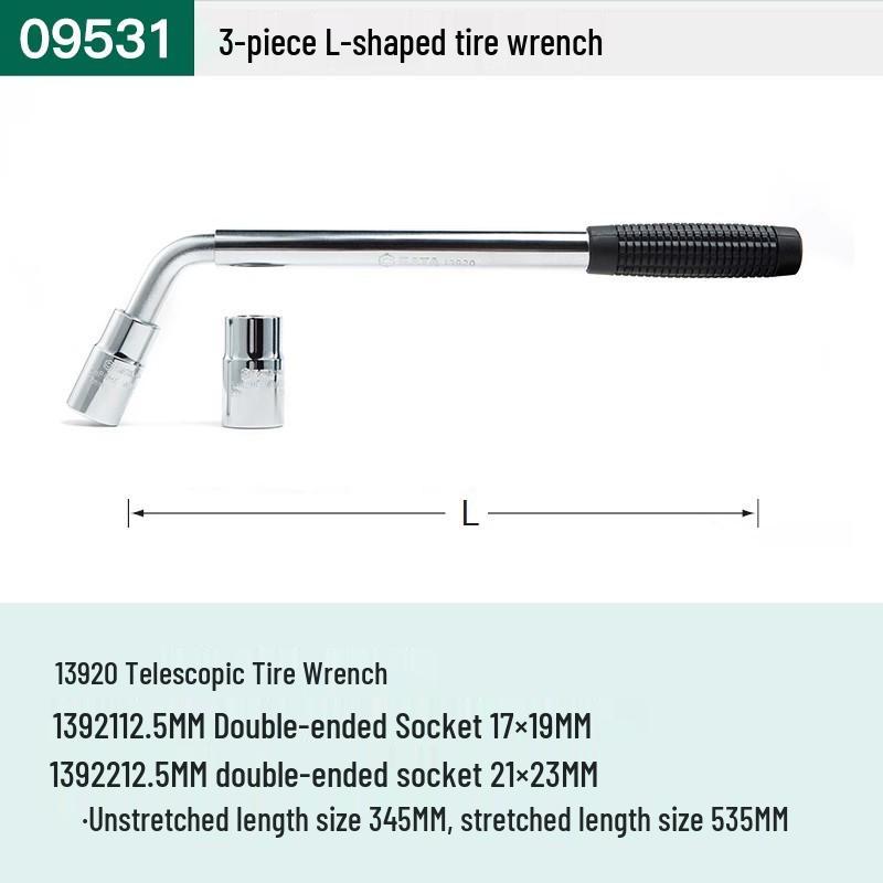 SATA Cross Tire Wrench: Efficient Car Repair Tool for Easy Tire Removal