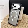Ударопрочный Роскошный Матовый Магнитный Чехол для iPhone 17 Pro Max 17 Air 17 Pro Цветная Рамка Обложка для Беспроводной Зарядки Magsafe