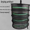 Foldable Multi-layer Drying Net with Zipper Closure for Medicinal Herbs and Plants
