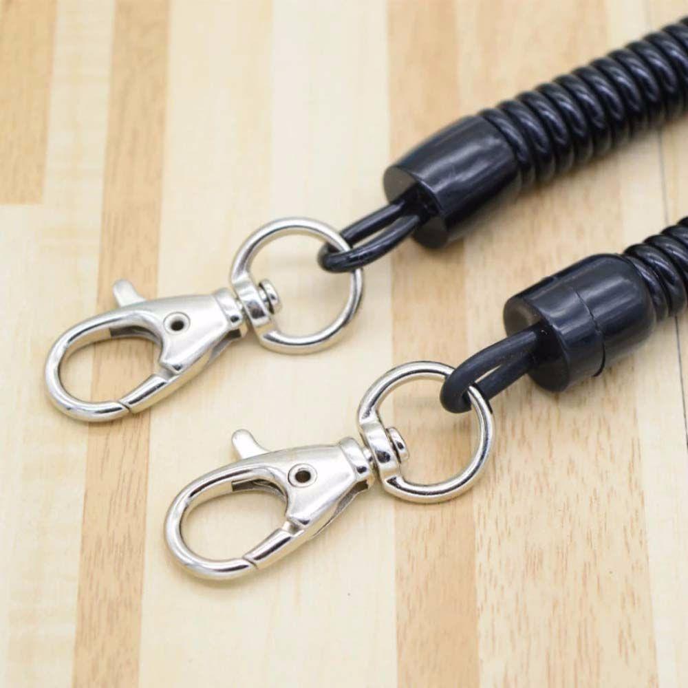 Rope Spiral Telephone Line Anti-Loss Strap Elastic Rope Key Lanyard Bungee Cord Mobile Phone Strap