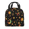 Пользовательские Небесные Луна и звезды Ланч-боксы для женщин Холодильник Термоизолированные Ланч-боксы для школьников