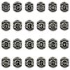24pcs/set DIY Viking Runes Beads Charms Dreadlock Beads Hair Braid Beard  Fit Beards or Hair