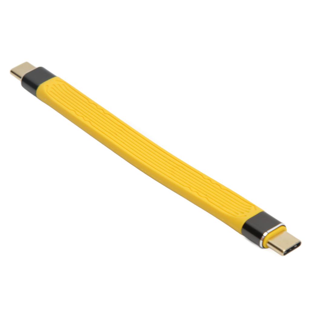 Кабель Type C — Type C 10 Гбит/с Передача данных PD 100 Вт 5 А Быстрая зарядка Папа к папе FPC Кабель для передачи данных Type C 5,1 дюйма