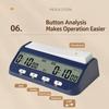 Compact Design Digital Chess Clock ABS Material Board Game Clock Chess Timer  for Board Games