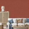 Dots Wallpaper, Fine Detail, Red for Living Room and Bedroom 50x1000