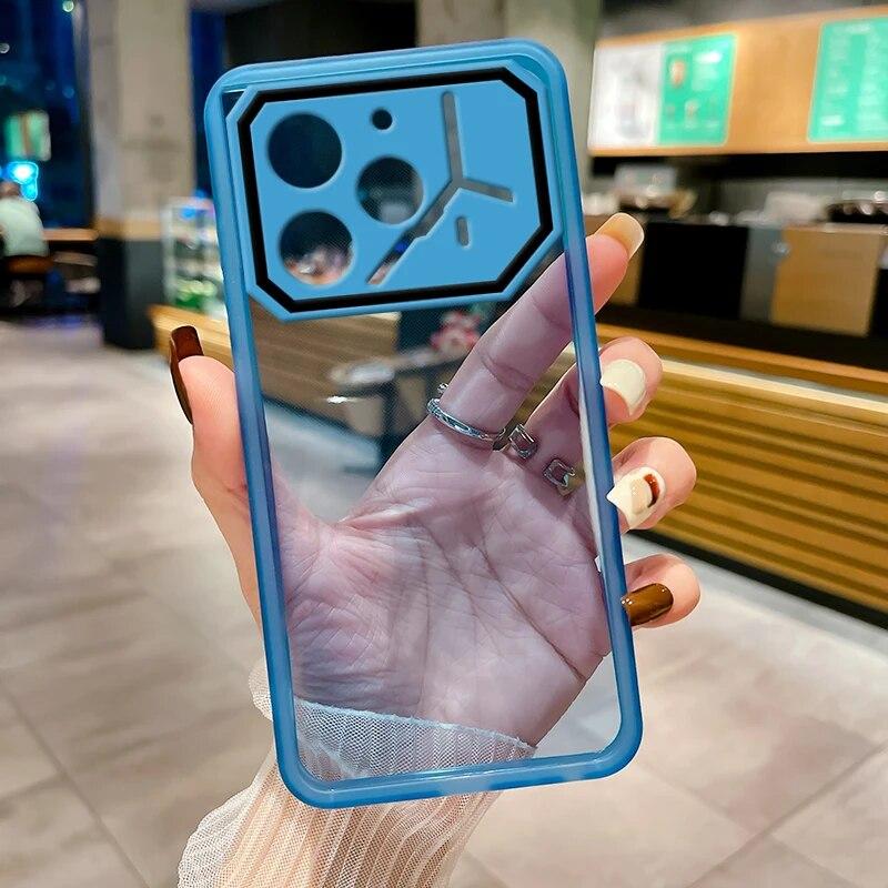 Простой цветной милый чехол для телефона Tecno Pova 6 6Pro Pro 5g, полная защитная пленка для камеры, противоскользящая прозрачная мягкая силиконовая крышка из ТПУ