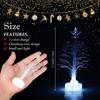 3/1 шт. Мини мигающая светодиодная рождественская елка Разноцветная оптоволоконная рождественская елка Ночник Декор для домашней вечеринки Романтические подарки
