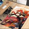 Custom Name Genshin Impact Printed Carpet, for Office Chair Living Room Bedroom Kitchen Room Decor Gifts.