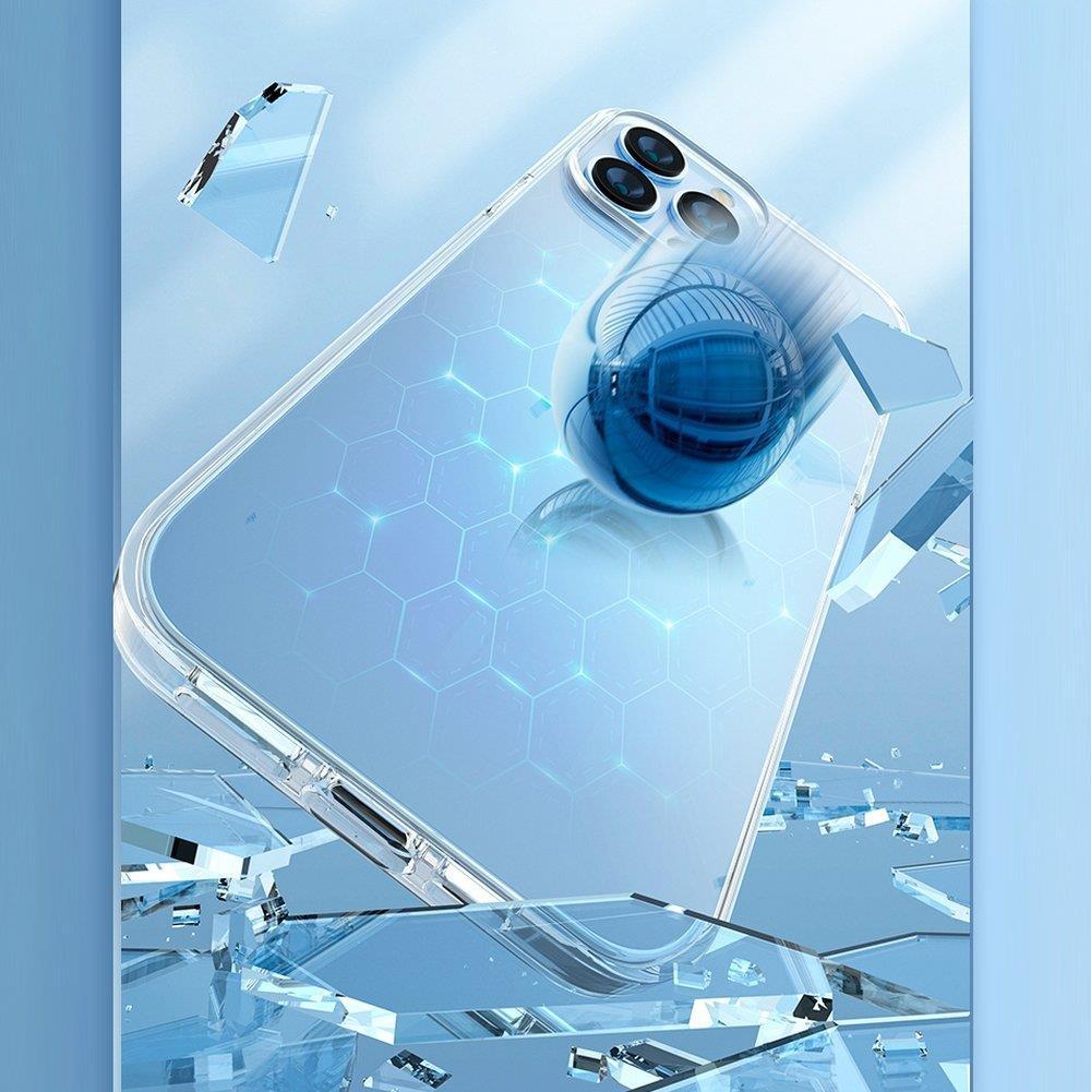 Kingxbar Elegant Series Transparent Case for iPhone 13 Pro - Sleek Protective Cover