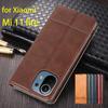 Deluxe Magnetic Adsorption Leather Fitted Case for Xiaomi Mi 11 Lite 5G NE / Mi 11 Lite Flip Cover Capa Fundas Coque