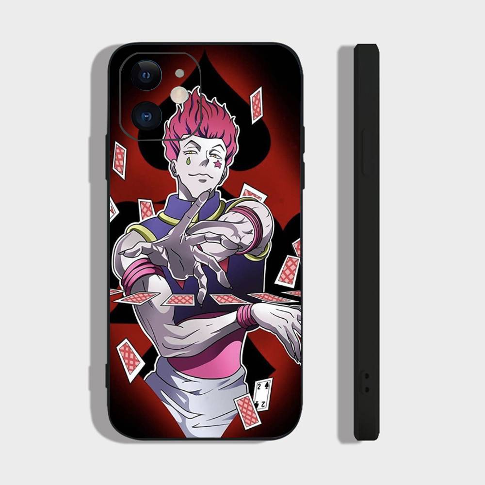 Чехол для телефона Hisoka Аниме H-Hunter X Hunter Для IPhone 17 Air 16 15 14 13 Pro Max 11 12 Черный Силиконовый Чехол