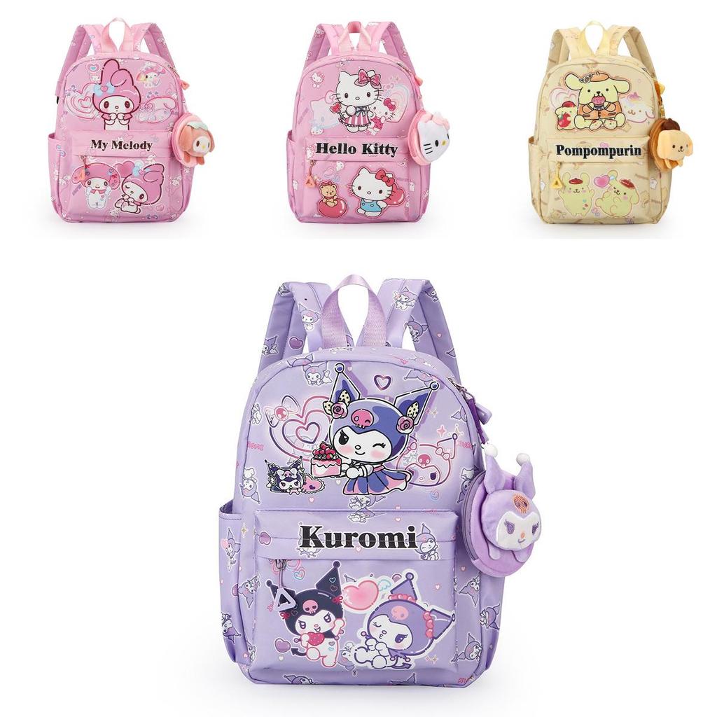 Kuromi Sanrio Hello Kitty My Melody Cartoon Pattern Backpack Children Gifts
