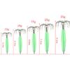 HOT Luminous Jigs Sleeve-fish Squid Hook Fishing Tackle Wood Shrimp Lures Octopus Bait
