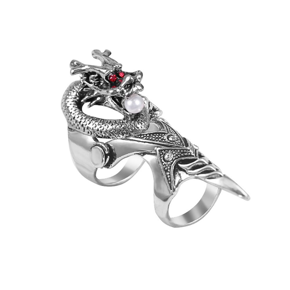 Skull Gothic Claw Ring Male Female Fashion Jewelry Dragon Ring Knuckle Ring Korean Style Ring