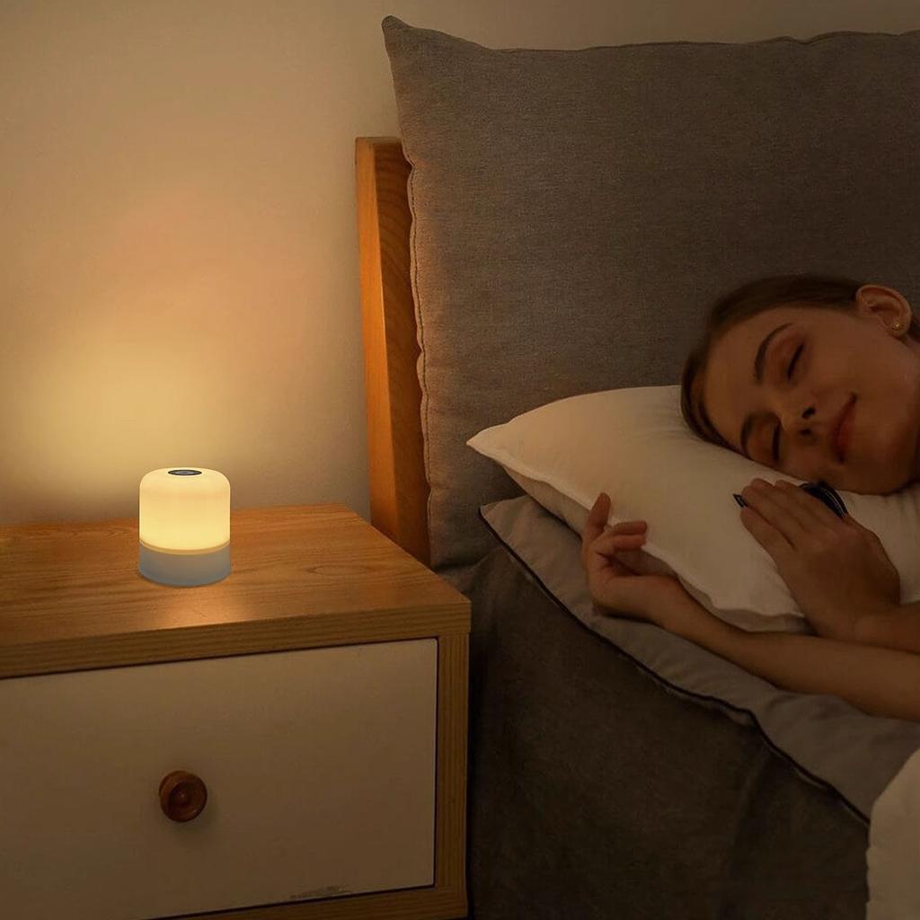 Remote Control Touch Night Light Rechargeable Night Light RGB Dimmable Table Lamp Ambient Light for Bedroom Living Room