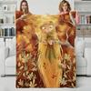 Animation W-Wolfwalkers Throw Flannel Blanket Perfect for Sofa Office Bed Travel Sleep Read Relax Camping four season use