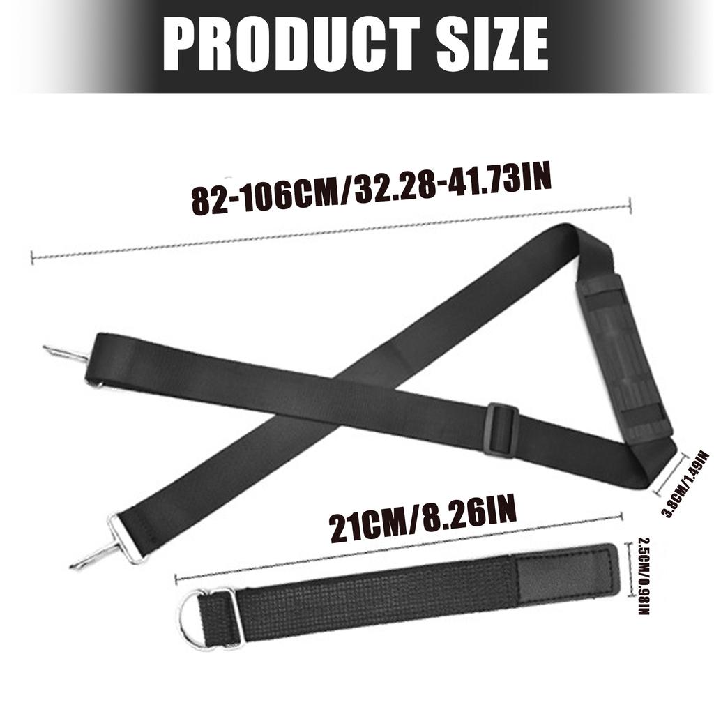 Adjustable Nylon Shoulder Strap For Electric Drills Lawn Mowers Ergonomic Crossbody Harness Portable Design