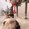 Christmas Ornament Knitted Plush Gnome Doll Christmas Tree Wall Hanging Pendant Holiday Decor Gift ADM