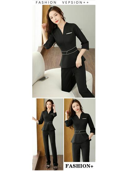 Chinese Style Women's Summer Uniform Dress for Spa Technicians