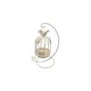 Hollow Leaf Candle Holder Iron Craft Iron Candlestick Ornaments Birdcage Candle Lamp  Desktop Decor
