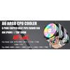 2 heatpipes X99 CPU Air Cooler PC Processor Ventilador For Intel LGA 1366 1150 1151 1155 1200 1700 2011 X79 AM3 AM4 AM5 Radiator